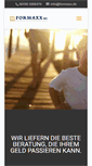 Mobile Screenshot of formaxx.de